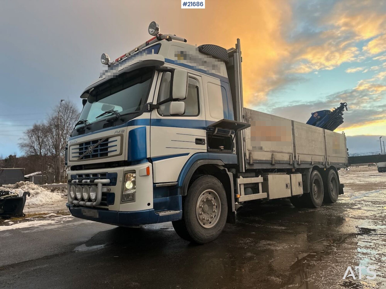 Volvo FM12 Globetrotter 6x4 kranbil m/ bak montert 18 t/m kran og vinsj. SE VIDEO - Автоманипулятор: фото 1 Volvo FM12 Globetrotter 6x4 kranbil m/ bak montert 18 t/m kran og vinsj. SE VIDEO - Автоманипулятор: фото 1