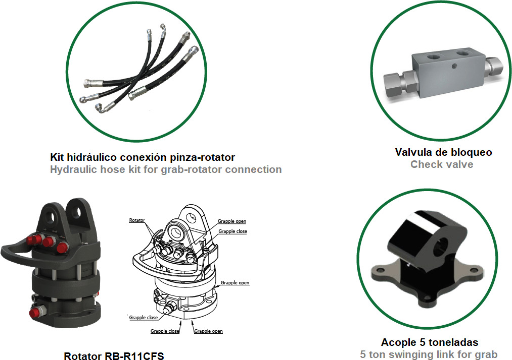 Agricultural grab PAF-16 - Грейфер для Кранов-манипуляторов: фото 3 Agricultural grab PAF-16 - Грейфер для Кранов-манипуляторов: фото 3