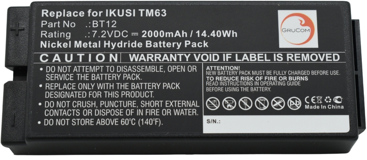 Compatible battery Ikusi BT12 - Аккумулятор для Кранов-манипуляторов: фото 4 Compatible battery Ikusi BT12 - Аккумулятор для Кранов-манипуляторов: фото 4