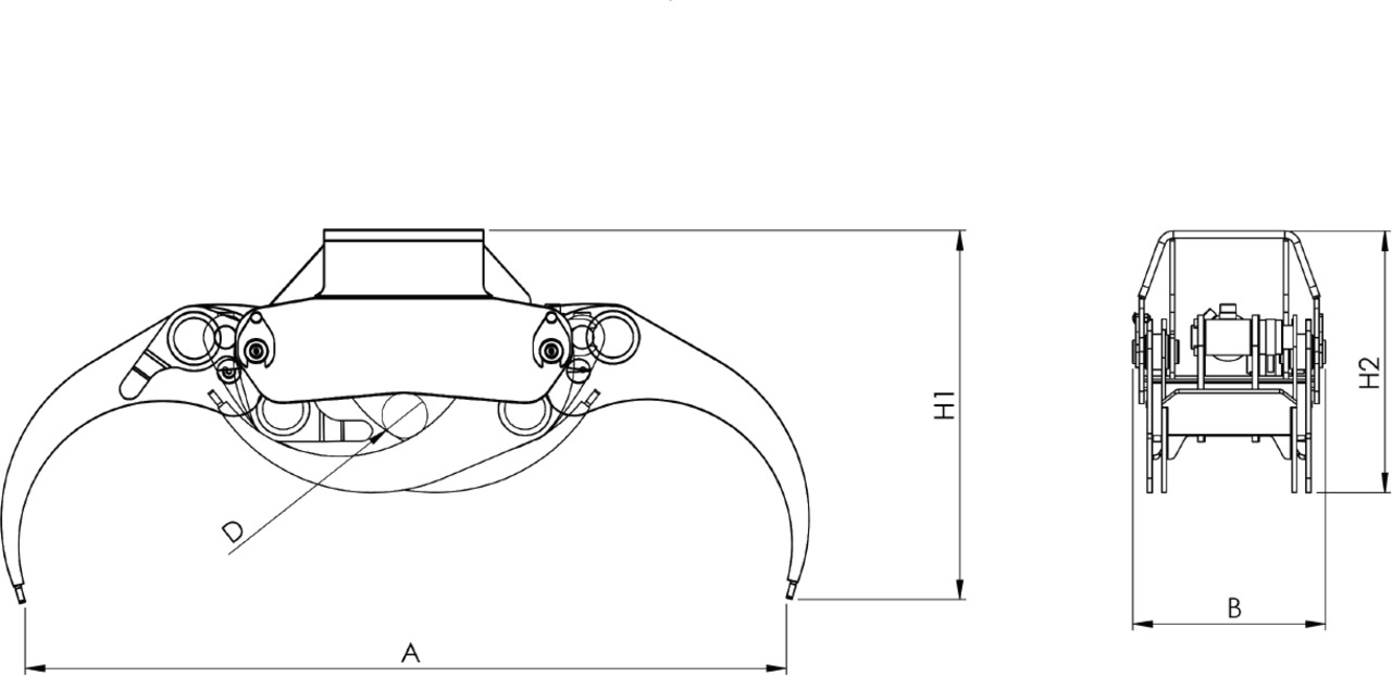LOG GRAB PF-L.19 - Грейфер для Кранов-манипуляторов: фото 4 LOG GRAB PF-L.19 - Грейфер для Кранов-манипуляторов: фото 4
