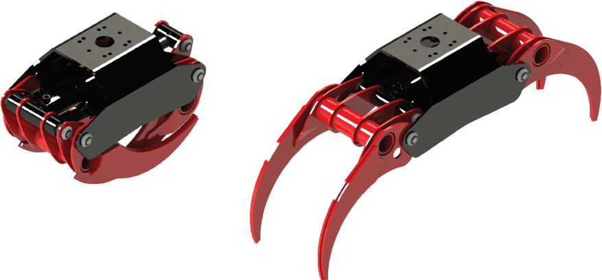 LOG GRAB  REINFORCED SERIE PF-R 22 - Грейфер для Кранов-манипуляторов: фото 1 LOG GRAB  REINFORCED SERIE PF-R 22 - Грейфер для Кранов-манипуляторов: фото 1