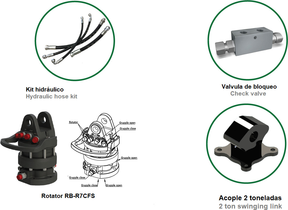 Polyp grabs for sawn timber PLP-W 290/5 - Грейфер для Кранов-манипуляторов: фото 4 Polyp grabs for sawn timber PLP-W 290/5 - Грейфер для Кранов-манипуляторов: фото 4