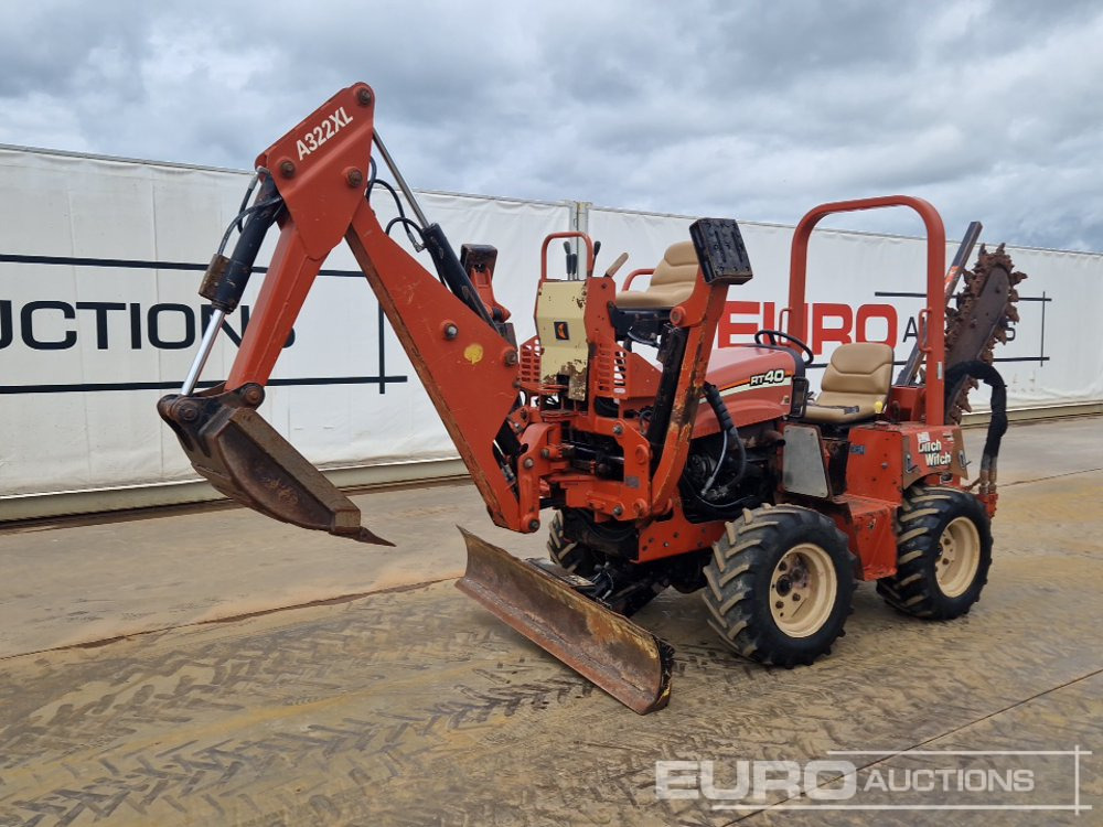 2009 Ditch Witch RT40 - Траншеекопатель: фото 1 2009 Ditch Witch RT40 - Траншеекопатель: фото 1
