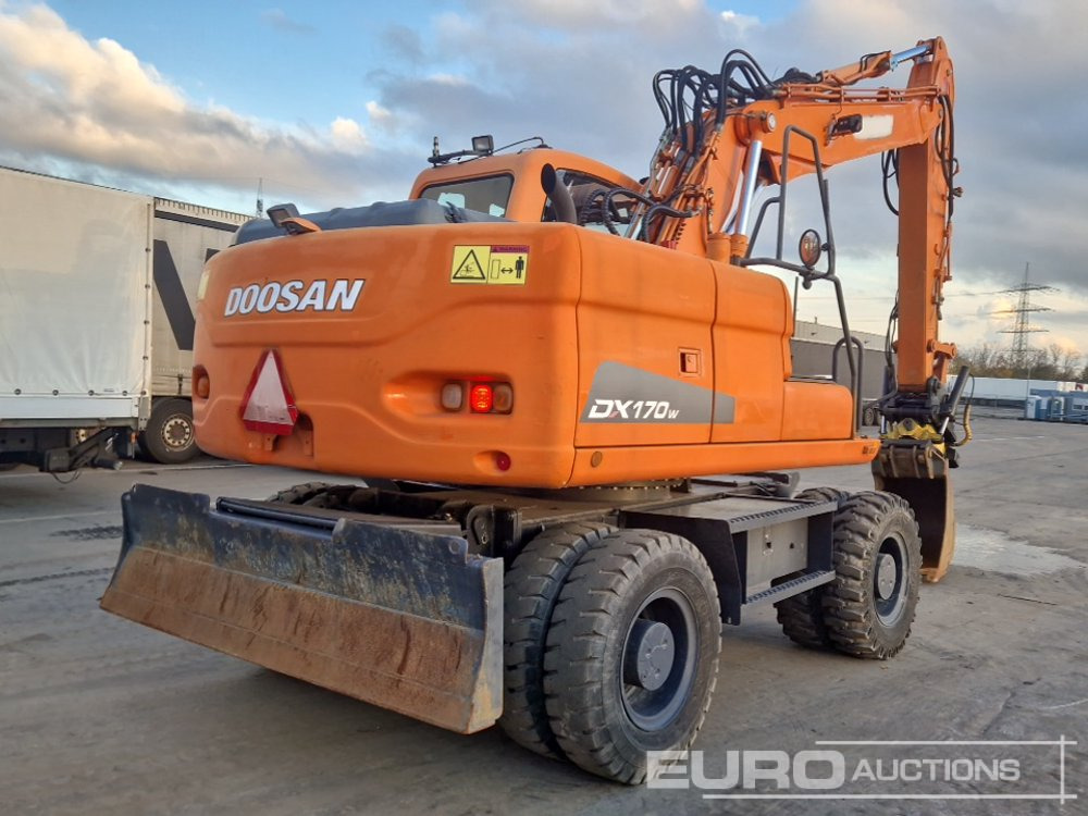 2010 Doosan DX170W - Колёсный экскаватор: фото 5 2010 Doosan DX170W - Колёсный экскаватор: фото 5
