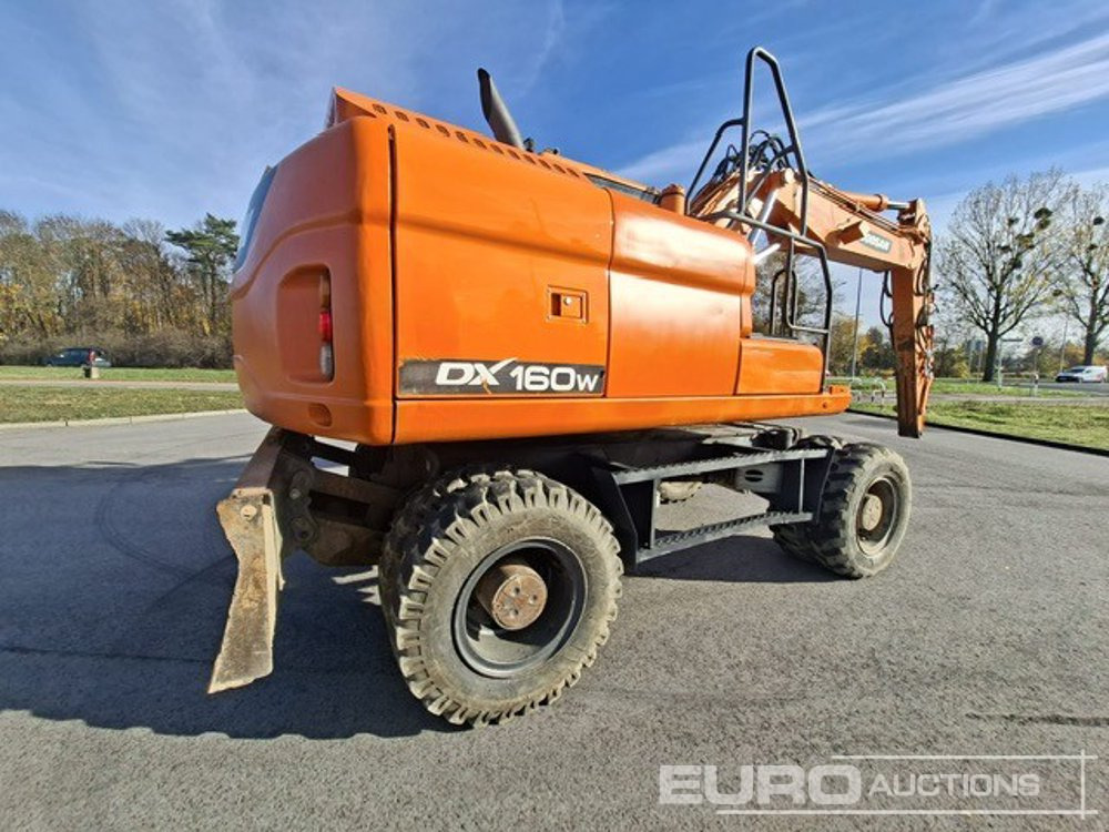 2013 Doosan DX160W-3 - Колёсный экскаватор: фото 4 2013 Doosan DX160W-3 - Колёсный экскаватор: фото 4