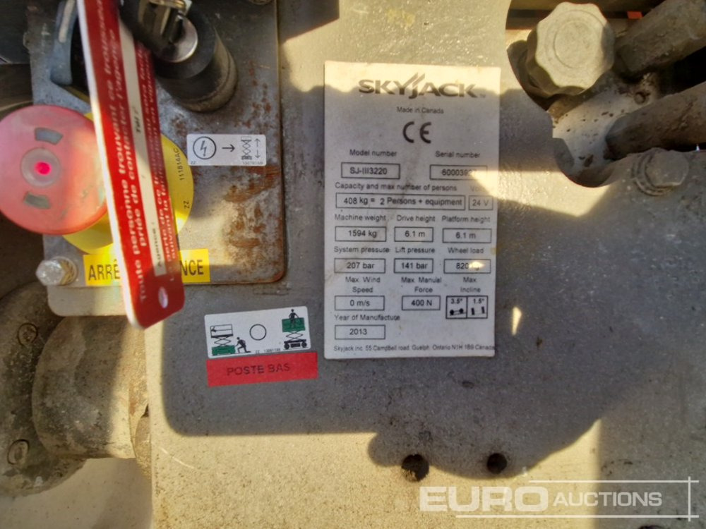 Ножничный подъемник 2013 SkyJack SJIII-3220: фото 16