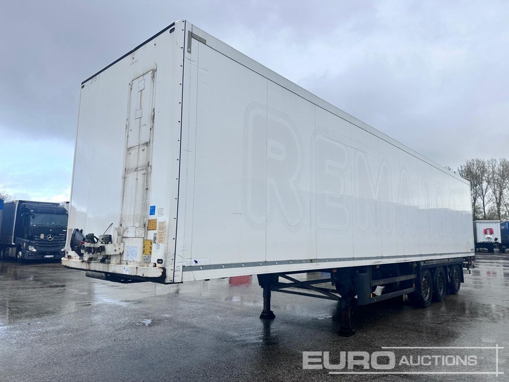 2014 Schmitz Box Trailer, 3 Axle, Steer Axle (Danish Reg. Docs) - Полуприцеп-фургон: фото 1 2014 Schmitz Box Trailer, 3 Axle, Steer Axle (Danish Reg. Docs) - Полуприцеп-фургон: фото 1