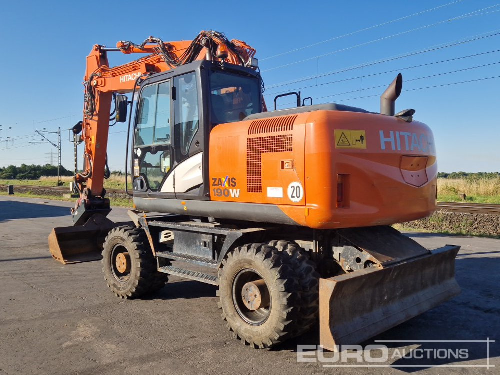 2015 Hitachi ZX190W-5B - Колёсный экскаватор: фото 3 2015 Hitachi ZX190W-5B - Колёсный экскаватор: фото 3