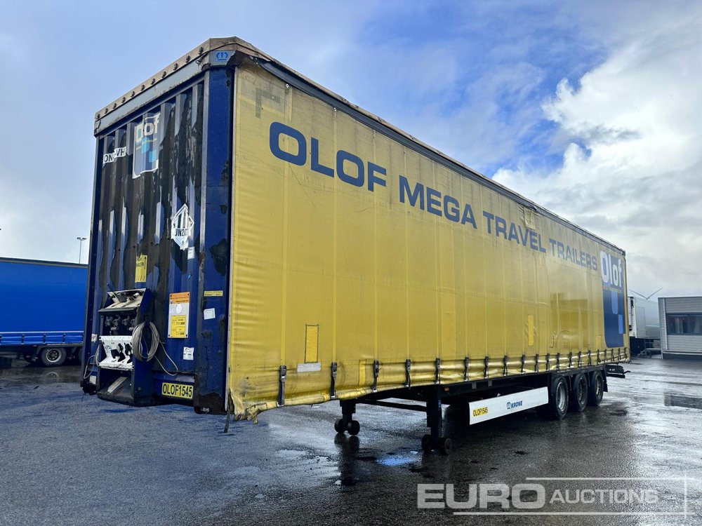 2015 Krone Mega Liner, Curtainsider, 3 Axle (Dutch Reg. Docs)(Selling Offsite from Krone Used Yard Moerdijk, Netherlands) - Тентованный полуприцеп: фото 1 2015 Krone Mega Liner, Curtainsider, 3 Axle (Dutch Reg. Docs)(Selling Offsite from Krone Used Yard Moerdijk, Netherlands) - Тентованный полуприцеп: фото 1