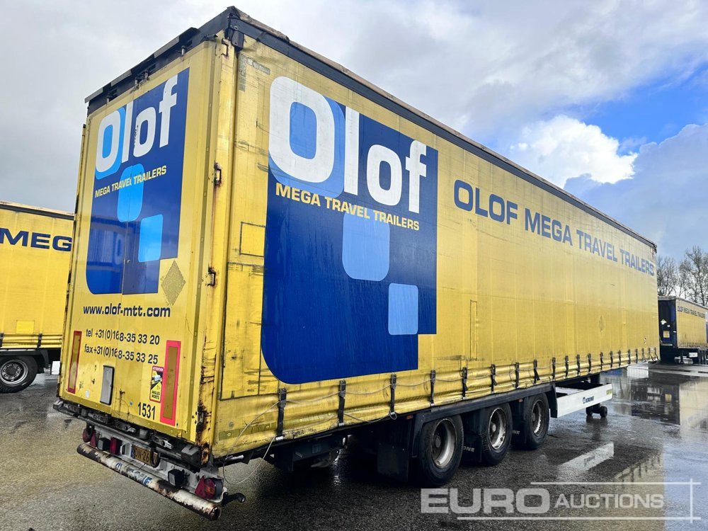 2015 Krone Mega Liner, Curtainsider, 3 Axle (Dutch Reg. Docs)(Selling Offsite from Krone Used Yard Moerdijk, Netherlands) - Тентованный полуприцеп: фото 4 2015 Krone Mega Liner, Curtainsider, 3 Axle (Dutch Reg. Docs)(Selling Offsite from Krone Used Yard Moerdijk, Netherlands) - Тентованный полуприцеп: фото 4