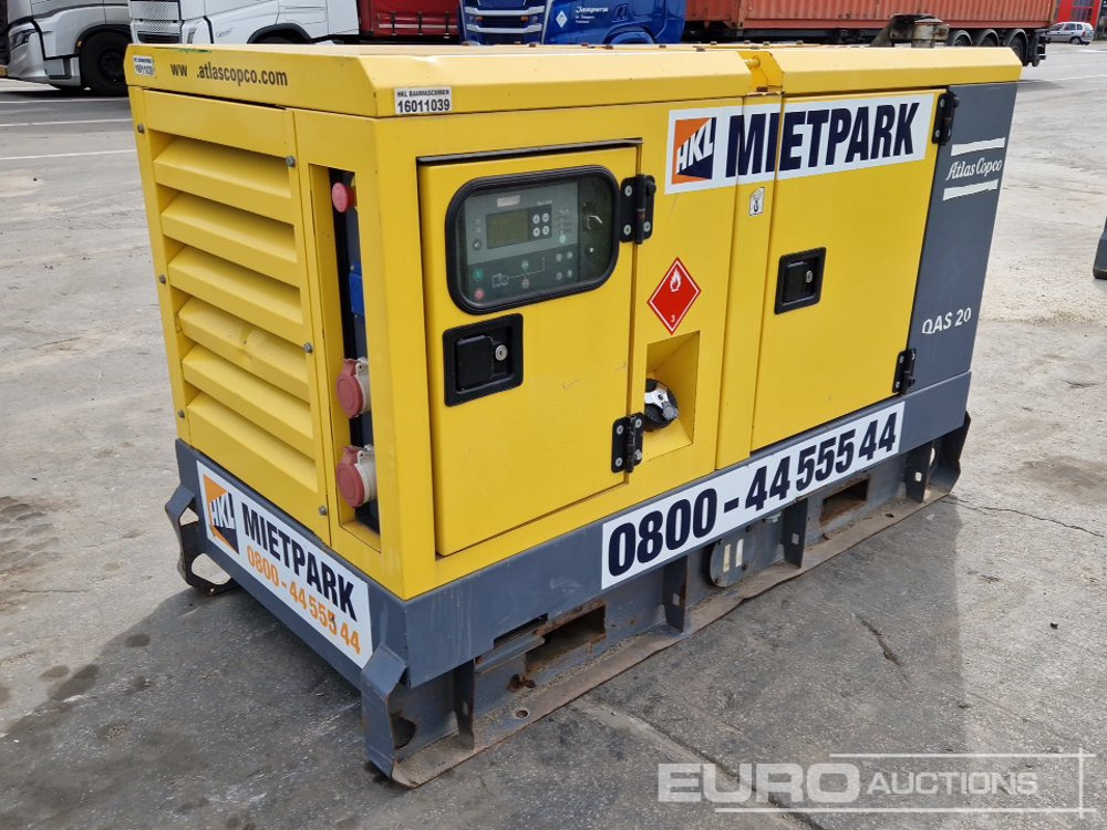 2016 Atlas Copco QAS20 - Электрогенератор: фото 1 2016 Atlas Copco QAS20 - Электрогенератор: фото 1