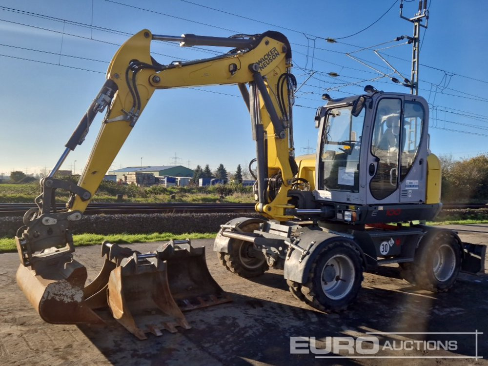 2018 Wacker Neuson EW100 - Колёсный экскаватор: фото 1 2018 Wacker Neuson EW100 - Колёсный экскаватор: фото 1