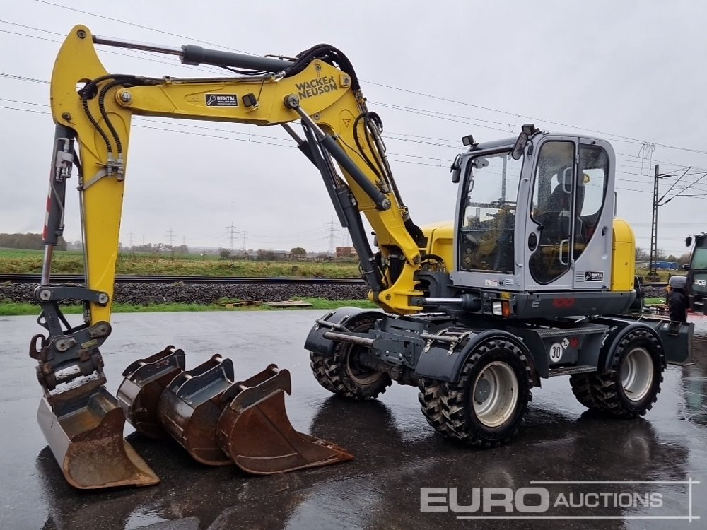 2019 Wacker Neuson EW100 - Колёсный экскаватор: фото 1 2019 Wacker Neuson EW100 - Колёсный экскаватор: фото 1