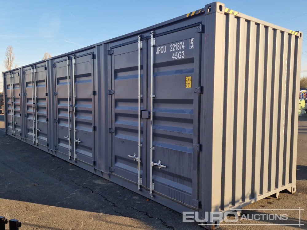 2025 40' HQ Container, One Side 4 Doors, One End Door, Lock Box, Side Forklift Pockets - Морской контейнер: фото 4 2025 40' HQ Container, One Side 4 Doors, One End Door, Lock Box, Side Forklift Pockets - Морской контейнер: фото 4