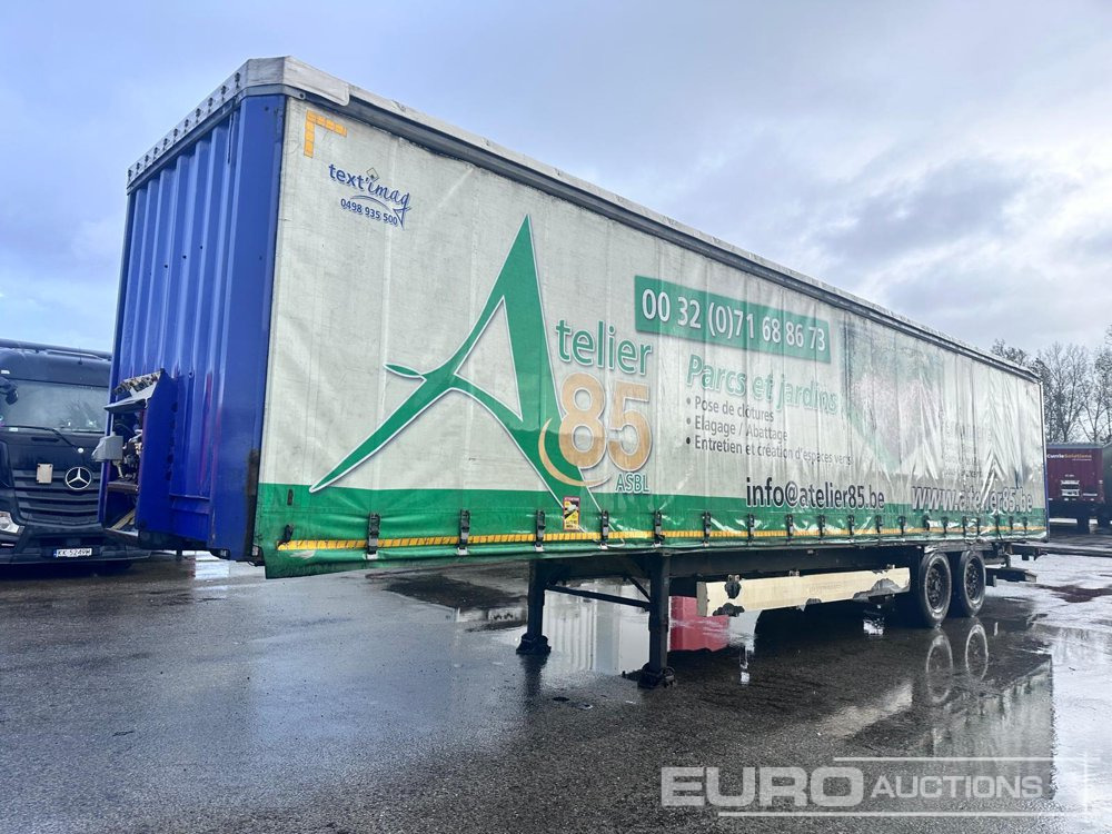 Groenewegen Box Trailer, 2 Axle, Taillift(Selling Offsite from Krone Used Yard Moerdijk, Netherlands) - Тентованный полуприцеп: фото 1 Groenewegen Box Trailer, 2 Axle, Taillift(Selling Offsite from Krone Used Yard Moerdijk, Netherlands) - Тентованный полуприцеп: фото 1