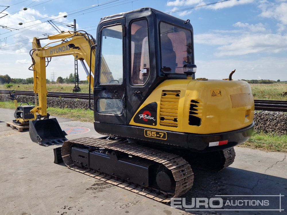 Hyundai R55-7 - Мини-экскаватор: фото 3 Hyundai R55-7 - Мини-экскаватор: фото 3