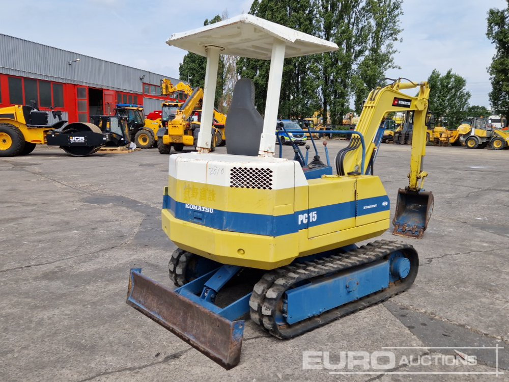 Komatsu PC15-2 - Мини-экскаватор: фото 5 Komatsu PC15-2 - Мини-экскаватор: фото 5