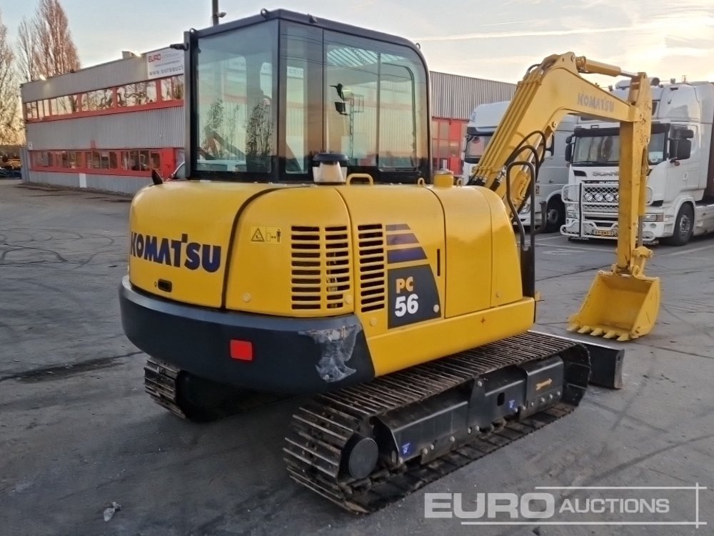 Komatsu PC56-7 - Мини-экскаватор: фото 5 Komatsu PC56-7 - Мини-экскаватор: фото 5