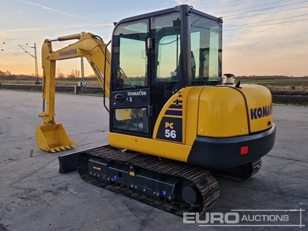 Komatsu PC56-7 - Мини-экскаватор: фото 3 Komatsu PC56-7 - Мини-экскаватор: фото 3