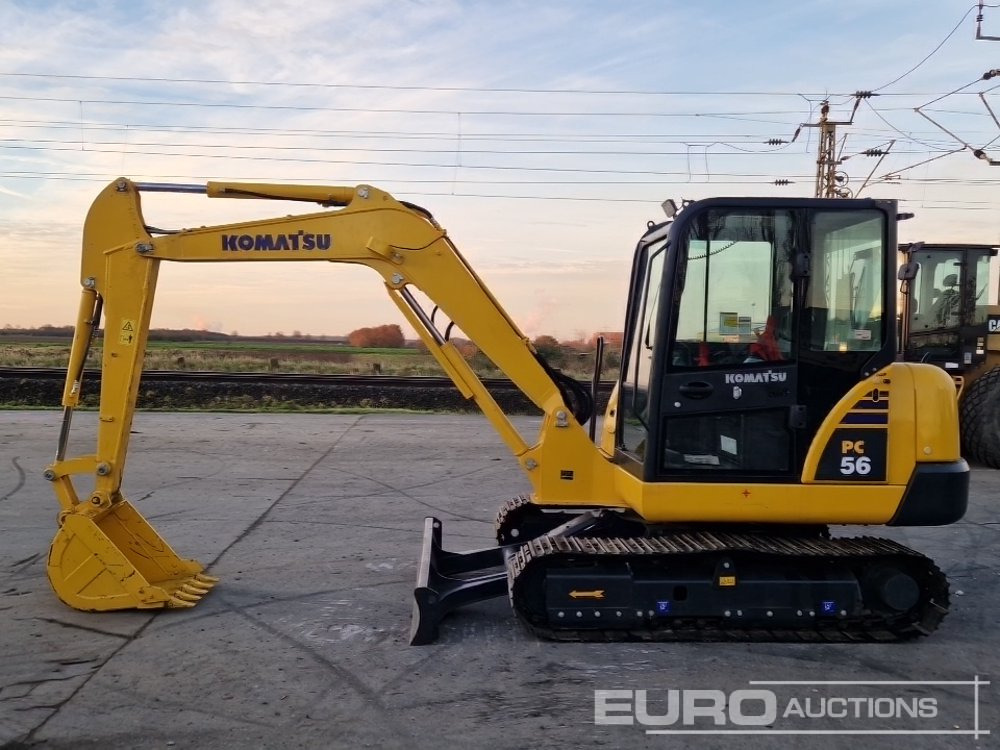 Komatsu PC56-7 - Мини-экскаватор: фото 2 Komatsu PC56-7 - Мини-экскаватор: фото 2