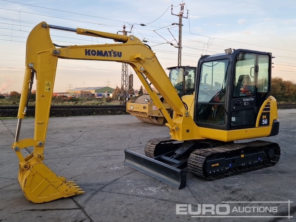 Komatsu PC56-7 - Мини-экскаватор: фото 1 Komatsu PC56-7 - Мини-экскаватор: фото 1
