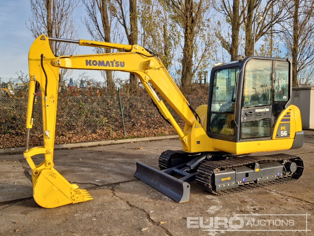Komatsu PC56-7 - Мини-экскаватор: фото 1 Komatsu PC56-7 - Мини-экскаватор: фото 1