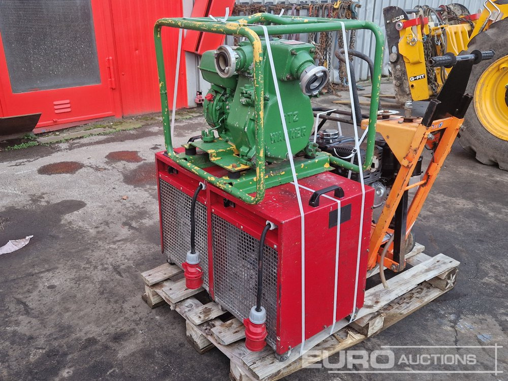 Pallet of asphalt saw, Electric Space Heater (2 of) Wacker water Pump - Тепловая пушка: фото 3 Pallet of asphalt saw, Electric Space Heater (2 of) Wacker water Pump - Тепловая пушка: фото 3