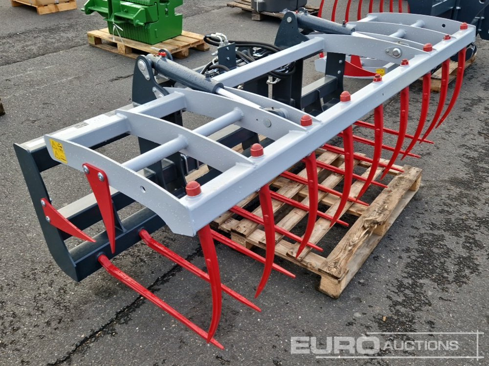 Unused 94" Hydraulic Farmwork Grapple, Loading Capacity: 1.56 m³, max. 1,250kg to suit Kramer / CLAAS - Сельскохозяйственная техника: фото 4 Unused 94" Hydraulic Farmwork Grapple, Loading Capacity: 1.56 m³, max. 1,250kg to suit Kramer / CLAAS - Сельскохозяйственная техника: фото 4