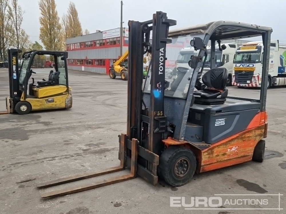 Toyota 8FBMT25 2.5 Ton Electric Forklift, 2 Stage Mast, Forks, - Электропогрузчик: фото 1 Toyota 8FBMT25 2.5 Ton Electric Forklift, 2 Stage Mast, Forks, - Электропогрузчик: фото 1