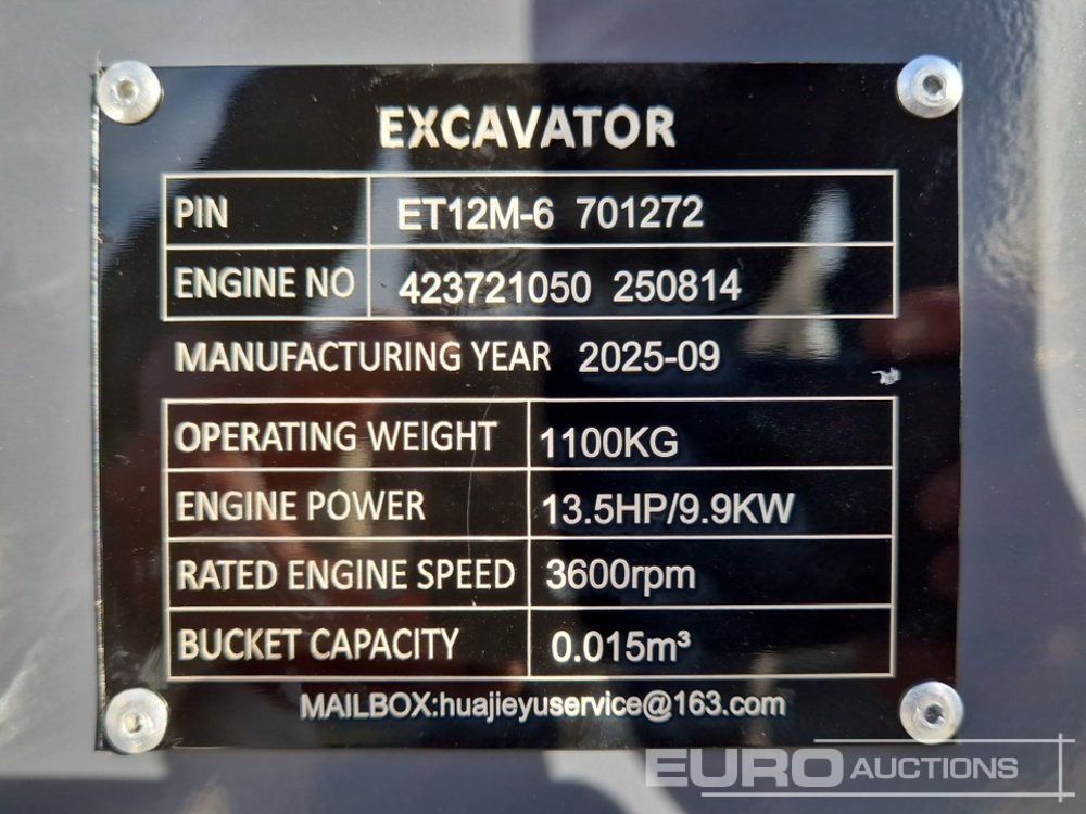 Мини-экскаватор Unused 2025 Toft ET12M-6: фото 18 Мини-экскаватор Unused 2025 Toft ET12M-6: фото 18