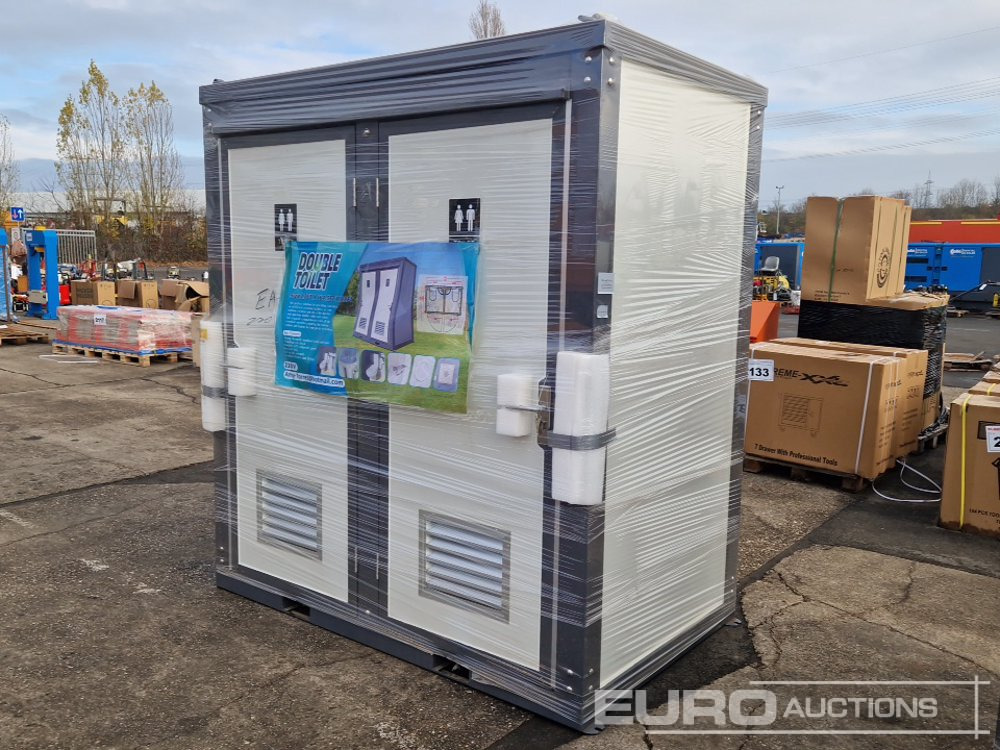 Unused 220V Portable Double Toilet - Морской контейнер: фото 1 Unused 220V Portable Double Toilet - Морской контейнер: фото 1