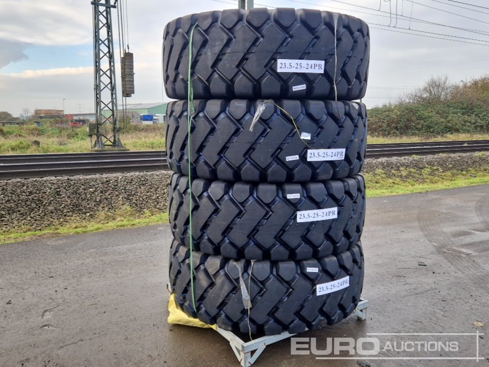 Unused 23.5-25 24PR E-3/L-3 TL Tyres (4 of) - Шина: фото 1 Unused 23.5-25 24PR E-3/L-3 TL Tyres (4 of) - Шина: фото 1