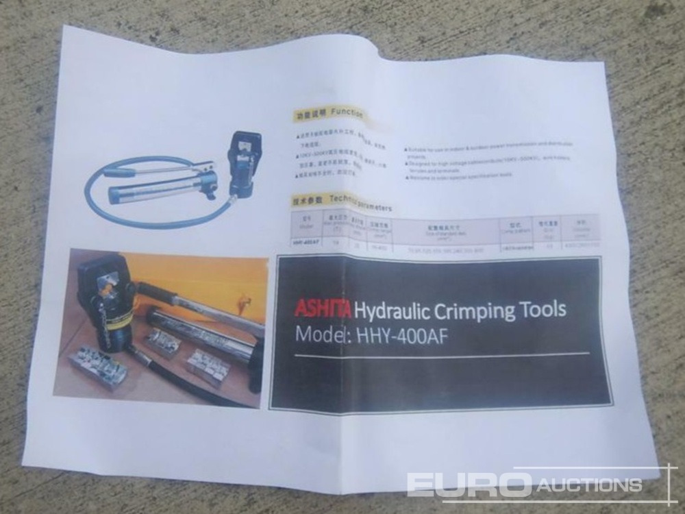 Unused Ashita HHY-400AF - Строительное оборудование: фото 5 Unused Ashita HHY-400AF - Строительное оборудование: фото 5