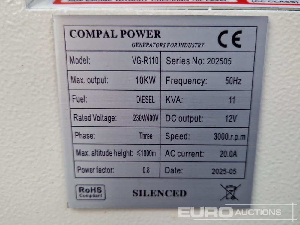 Unused Compal Power VG-R110 - Электрогенератор: фото 1 Unused Compal Power VG-R110 - Электрогенератор: фото 1