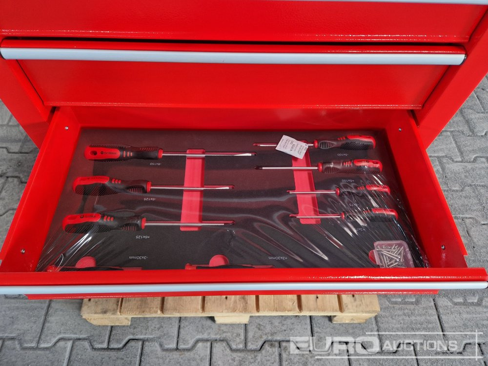 Оборудование для гаражей/ Мастерских Unused ERDWERK ER7 Tool Cabinet, 7 Drawers, including Tools: фото 8