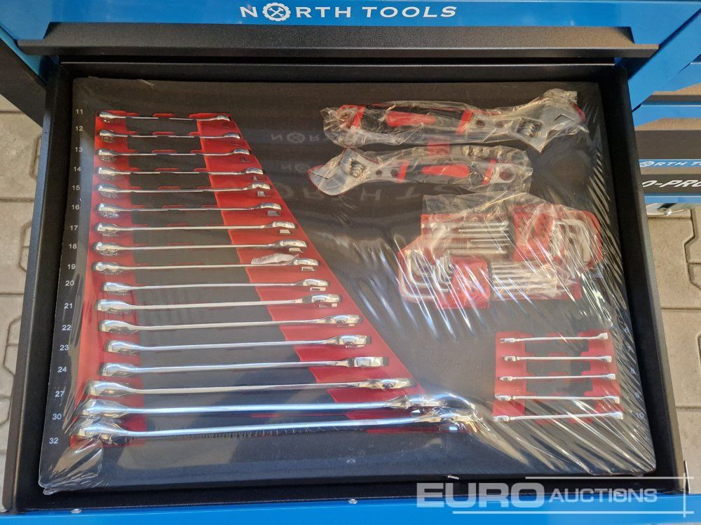 Оборудование для гаражей/ Мастерских Unused NORTH-TOOL JUMBO-PRO 12 Drawer Tool Cabinet,  Professional Tools: фото 8