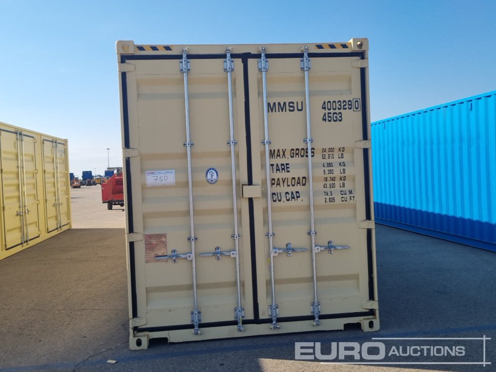 2025 40' HC Container, 8' Wide, 9' 6" High, Lock Box, Fork Pockets, Four Doors On The Side - Морской контейнер: фото 5 2025 40' HC Container, 8' Wide, 9' 6" High, Lock Box, Fork Pockets, Four Doors On The Side - Морской контейнер: фото 5