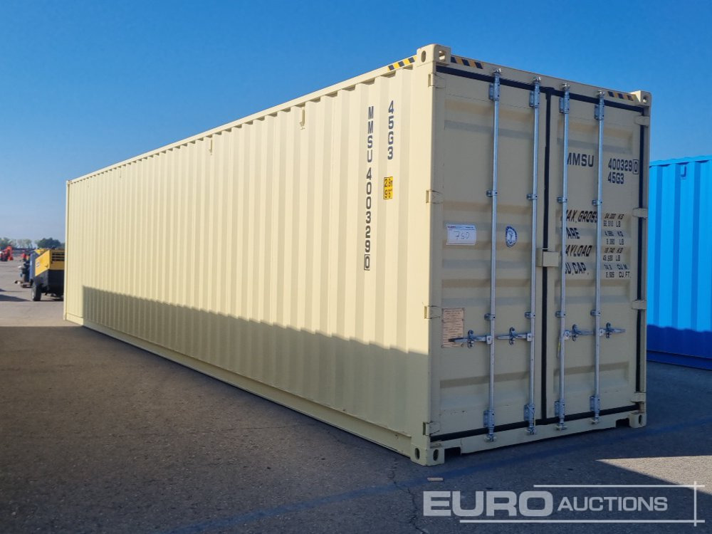 2025 40' HC Container, 8' Wide, 9' 6" High, Lock Box, Fork Pockets, Four Doors On The Side - Морской контейнер: фото 1 2025 40' HC Container, 8' Wide, 9' 6" High, Lock Box, Fork Pockets, Four Doors On The Side - Морской контейнер: фото 1