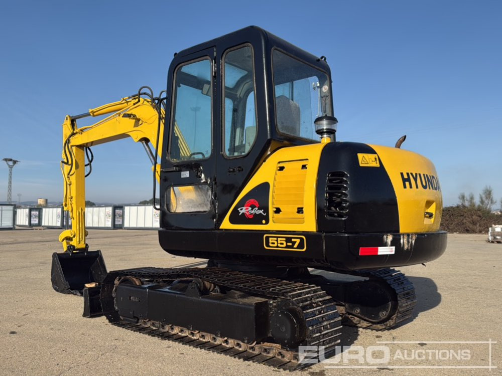 Hyundai R55-7 - Гусеничный экскаватор: фото 3 Hyundai R55-7 - Гусеничный экскаватор: фото 3