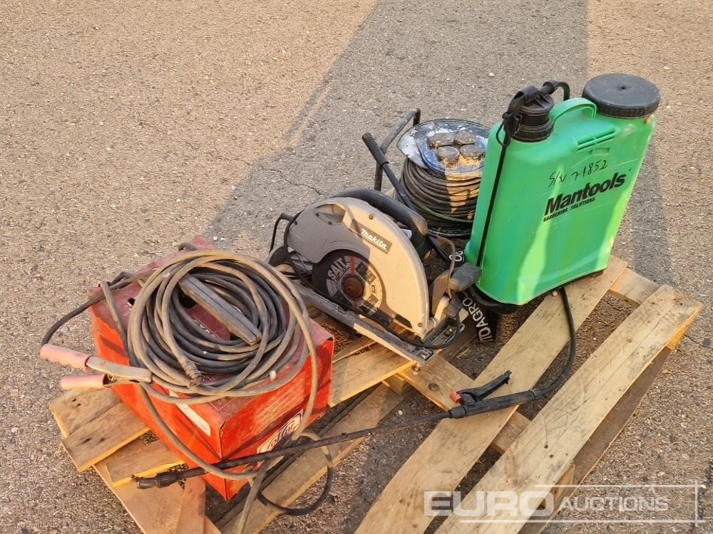 Pallet of Welding Machine, Circular Saw, Cable Reel, Backpack Sprayer - Строительное оборудование: фото 3 Pallet of Welding Machine, Circular Saw, Cable Reel, Backpack Sprayer - Строительное оборудование: фото 3