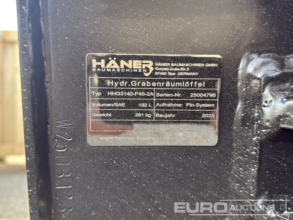 Unused 2025 Häner HHG3140-P45-2A - Ковш: фото 5 Unused 2025 Häner HHG3140-P45-2A - Ковш: фото 5