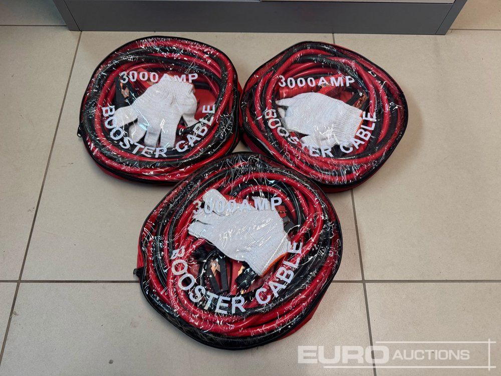 Unused 3000Amp 6 Metre Jump Leads (3 of) - Оборудование для гаражей/ Мастерских: фото 2 Unused 3000Amp 6 Metre Jump Leads (3 of) - Оборудование для гаражей/ Мастерских: фото 2