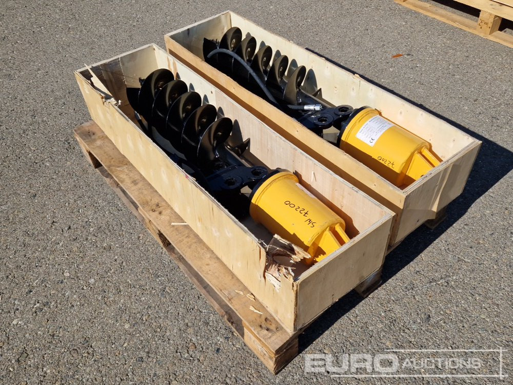 Unused KV200 Auger to suit Mini Excavator (2 of) / Ahoyador (2 of) - Бур для Мини-экскаваторов: фото 3 Unused KV200 Auger to suit Mini Excavator (2 of) / Ahoyador (2 of) - Бур для Мини-экскаваторов: фото 3