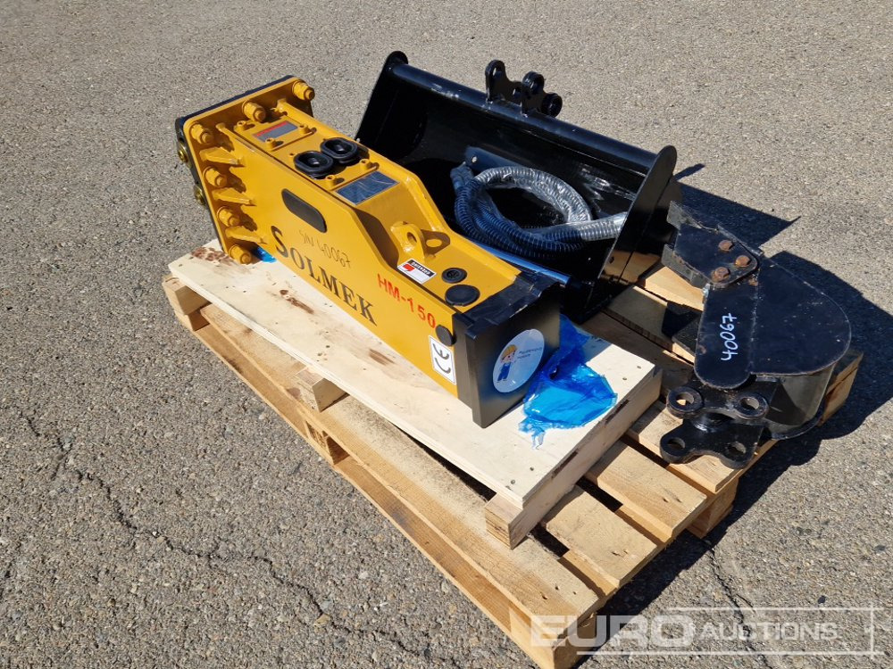 Unused Set of 30" Ditching, 8" Digging Bucket, Hydraulic Breaker to suit JPC Excavator / Conjunto Cazos de 800mm y 200mm y Martillo Solmek HM-150para Excavadora JPC - Ковш: фото 3 Unused Set of 30" Ditching, 8" Digging Bucket, Hydraulic Breaker to suit JPC Excavator / Conjunto Cazos de 800mm y 200mm y Martillo Solmek HM-150para Excavadora JPC - Ковш: фото 3