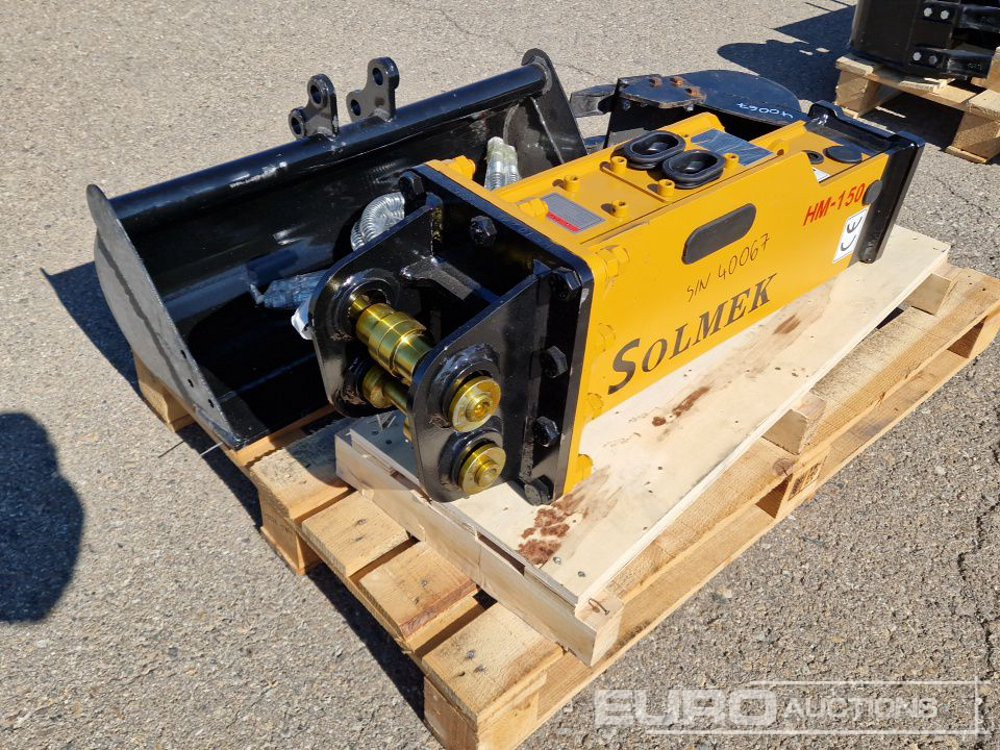 Unused Set of 30" Ditching, 8" Digging Bucket, Hydraulic Breaker to suit JPC Excavator / Conjunto Cazos de 800mm y 200mm y Martillo Solmek HM-150para Excavadora JPC - Ковш: фото 1 Unused Set of 30" Ditching, 8" Digging Bucket, Hydraulic Breaker to suit JPC Excavator / Conjunto Cazos de 800mm y 200mm y Martillo Solmek HM-150para Excavadora JPC - Ковш: фото 1