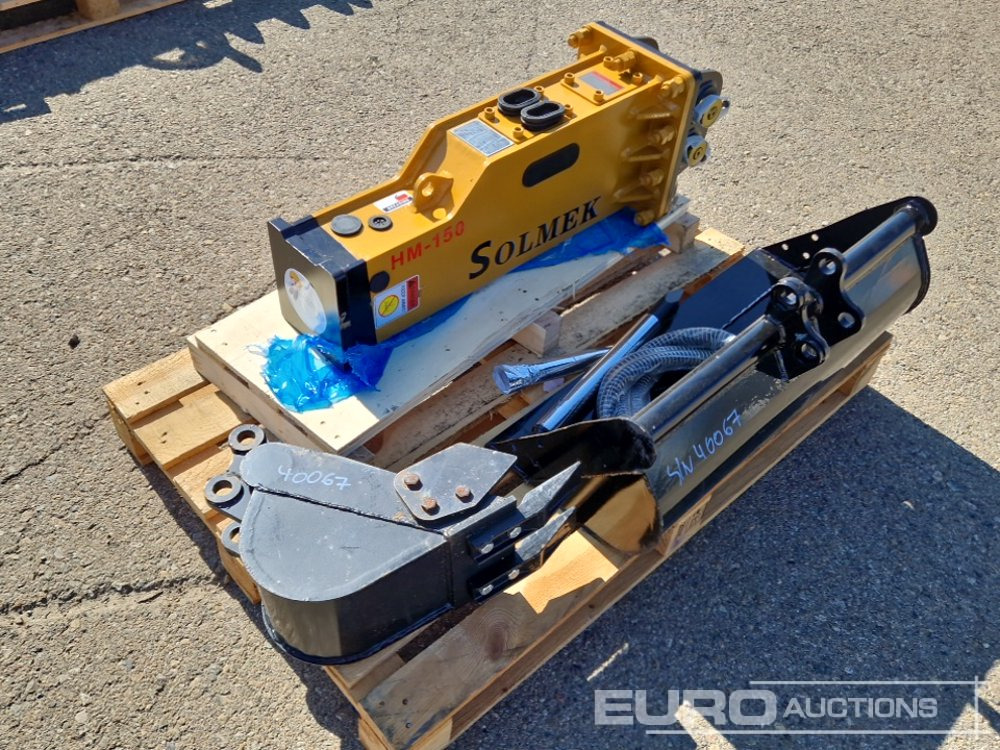 Unused Set of 30" Ditching, 8" Digging Bucket, Hydraulic Breaker to suit JPC Excavator / Conjunto Cazos de 800mm y 200mm y Martillo Solmek HM-150para Excavadora JPC - Ковш: фото 5 Unused Set of 30" Ditching, 8" Digging Bucket, Hydraulic Breaker to suit JPC Excavator / Conjunto Cazos de 800mm y 200mm y Martillo Solmek HM-150para Excavadora JPC - Ковш: фото 5