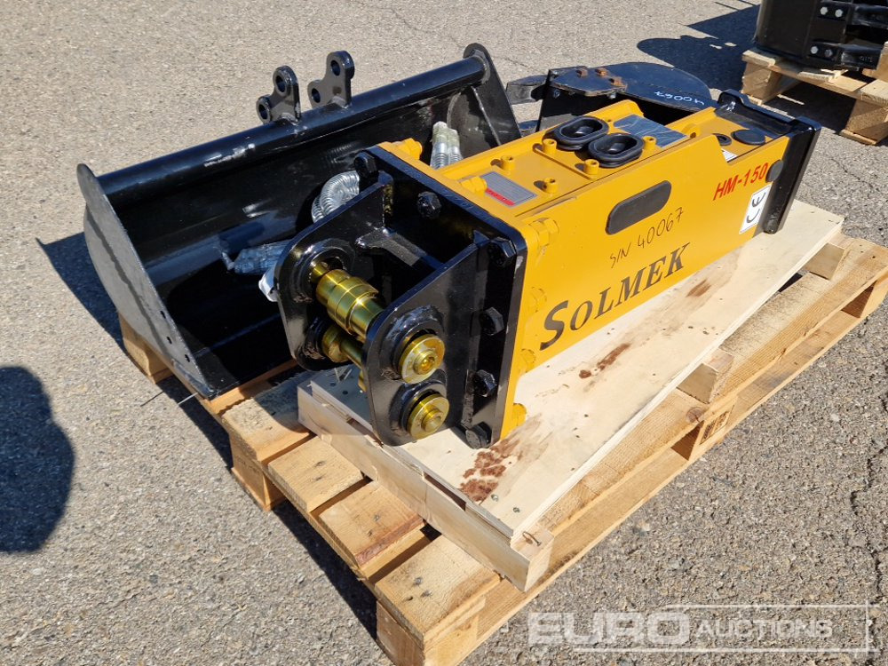 Unused Set of 30" Ditching, 8" Digging Bucket, Hydraulic Breaker to suit JPC Excavator / Conjunto Cazos de 800mm y 200mm y Martillo Solmek HM-150para Excavadora JPC - Ковш: фото 1 Unused Set of 30" Ditching, 8" Digging Bucket, Hydraulic Breaker to suit JPC Excavator / Conjunto Cazos de 800mm y 200mm y Martillo Solmek HM-150para Excavadora JPC - Ковш: фото 1