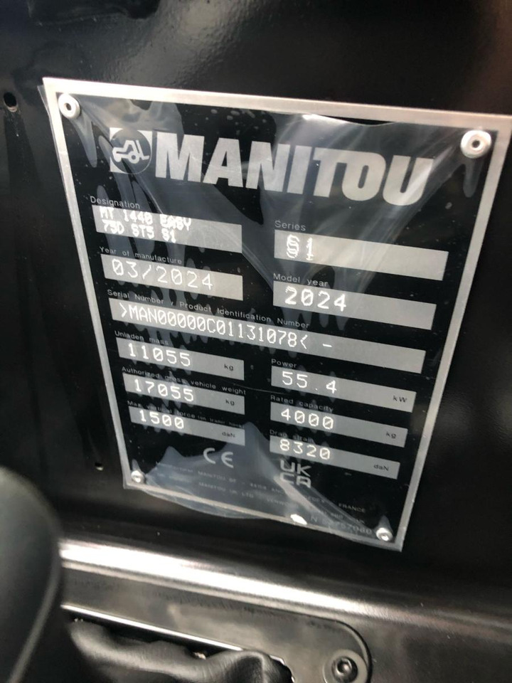 MANITOU MT1440 / 2024 - Телескопический погрузчик: фото 5 MANITOU MT1440 / 2024 - Телескопический погрузчик: фото 5