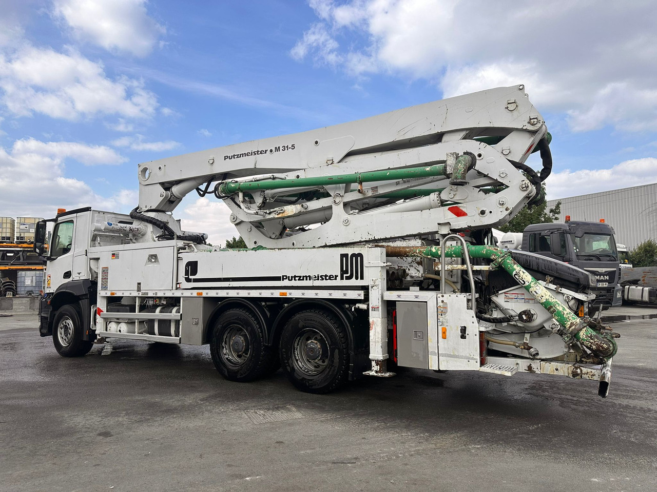Pompe à béton PUTZ 31m avec cabine Mercedes-Benz Arocs 2636 DZ-389-XG Année 2016 - Автобетононасос: фото 4 Pompe à béton PUTZ 31m avec cabine Mercedes-Benz Arocs 2636 DZ-389-XG Année 2016 - Автобетононасос: фото 4
