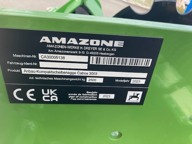 Amazone Catros 3003 - Дисковая борона: фото 4 Amazone Catros 3003 - Дисковая борона: фото 4